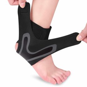 Neopene Ankle Brace (Color: BLACK)