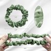 100% Mulberry Silk Hair Scrunchies,Best For Women And Girls'Hair,Elastic Hair Bands