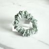 100% Mulberry Silk Hair Scrunchies,Best For Women And Girls'Hair,Elastic Hair Bands