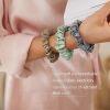100% Mulberry Silk Hair Scrunchies,Best For Women And Girls'Hair,Elastic Hair Bands